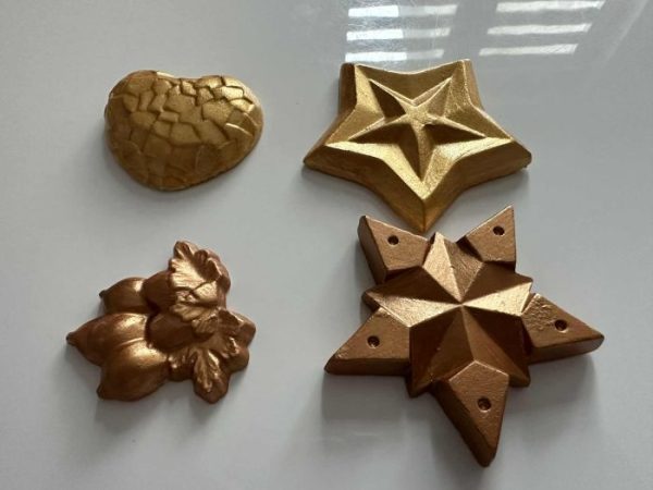 Farba metaliczna dekoracyjna 200 ml kolor : ZŁOTY - obrazek 4